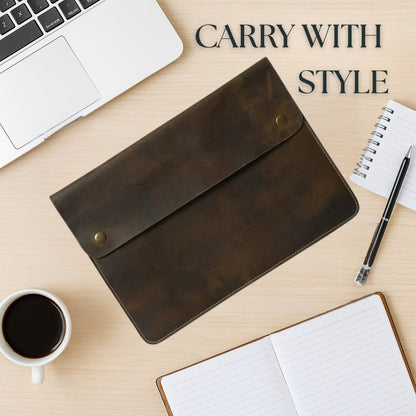 The MacBook Folio by Classy Leather Bags