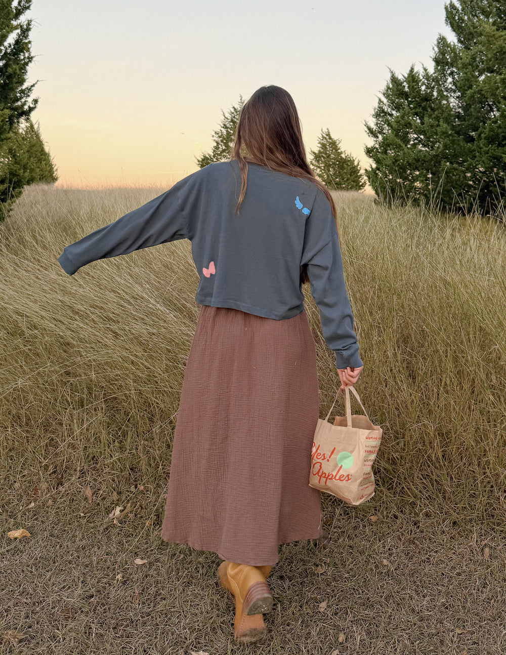 Made New Cropped LS Women's Tee by Elevated Faith