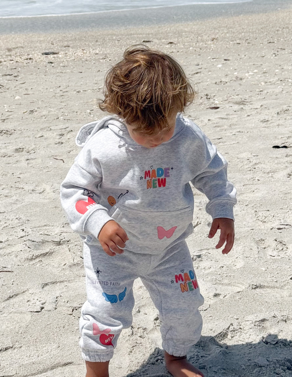Made New Kids Hoodie by Elevated Faith