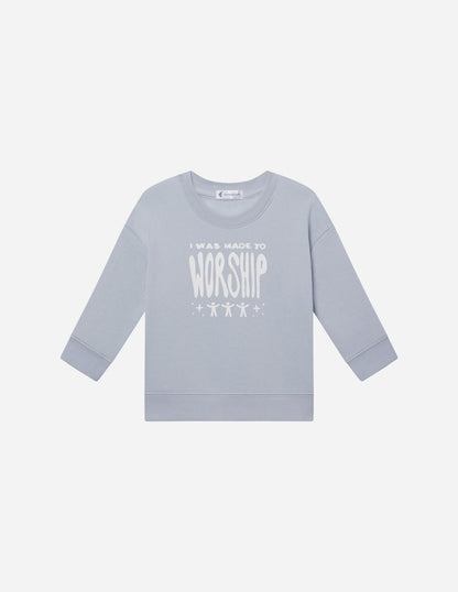 Made To Worship Kids Crewneck by Elevated Faith