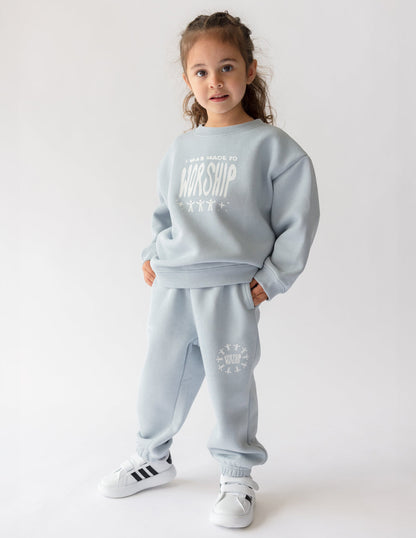 Made To Worship Kids Crewneck by Elevated Faith