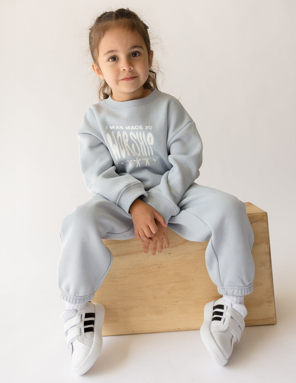 Made To Worship Kids Crewneck by Elevated Faith
