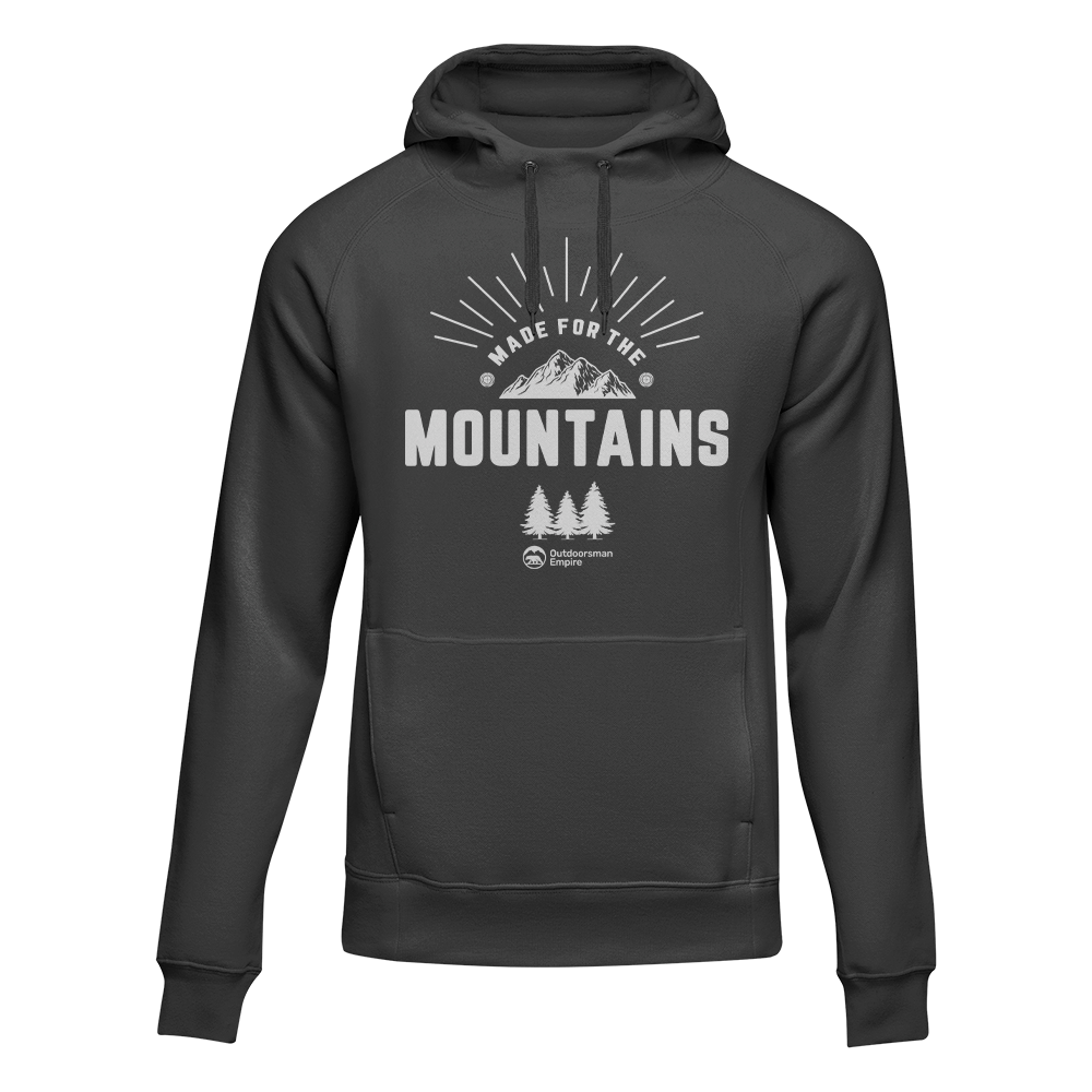 Made For The Mountains Adult Fleece Hoodie by Outdoorzees
