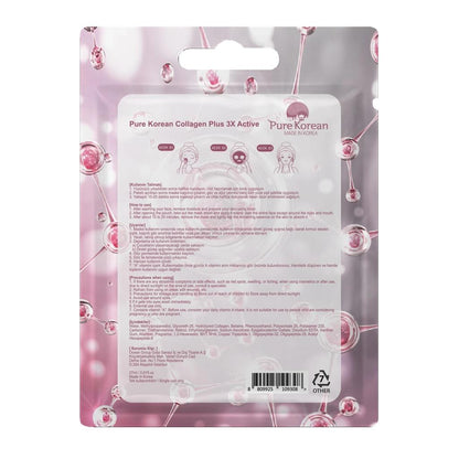 Pure Korean Collagen Plus 3x Active Face Mask by Beauty Care Bag