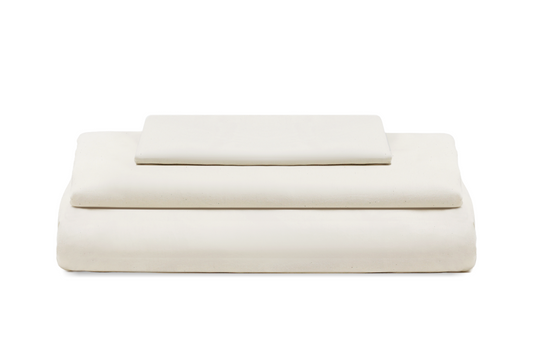 Organic Sateen Bed Sheets Set by Organic Cotton Mart