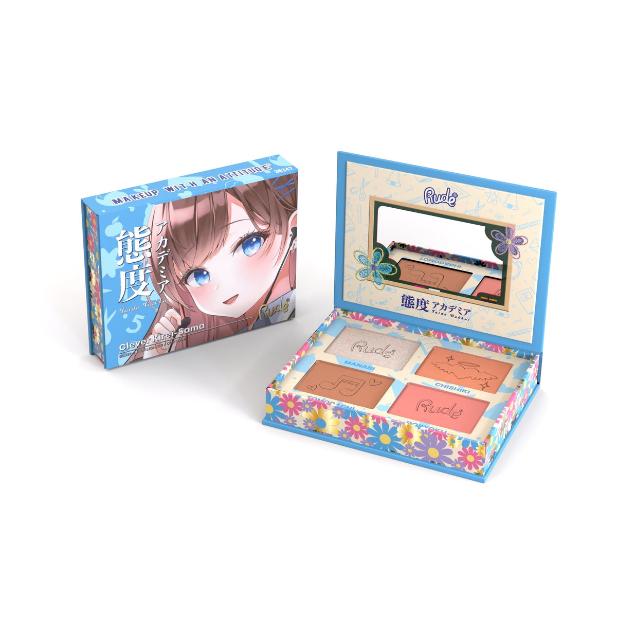 RUDE Manga Face Palette - Clever Kirei-Sama by Avera Group