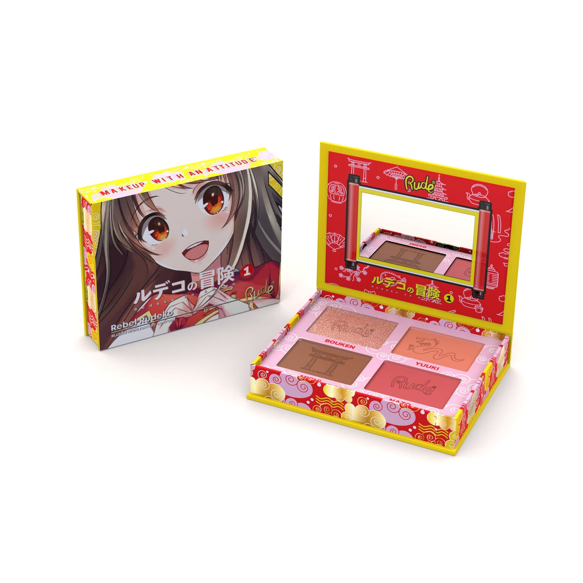 RUDE Manga Face Palette - Rebel Rudeko by Avera Group