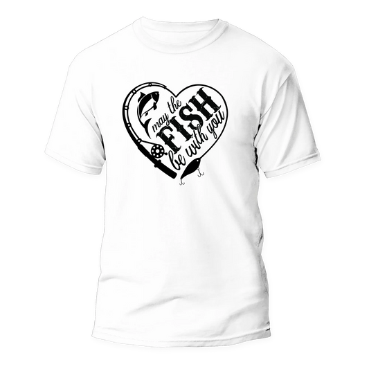May The Fish Be With You Man T-Shirt by Outdoorzees