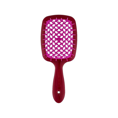 Janeke Superbrush Detangling Hair Brush in Burgundy Purple by Beauty Care Bag