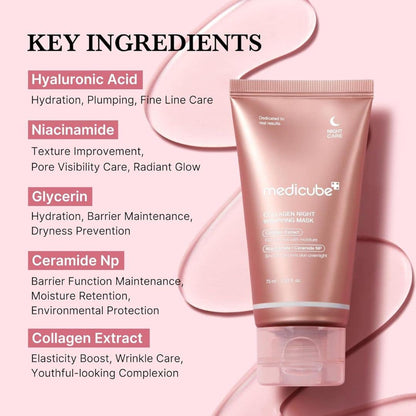 Medicube Collagen Night Wrapping Mask 75ml by Harlequin Chestnut