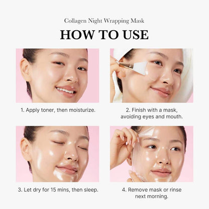 Medicube Collagen Night Wrapping Mask 75ml by Harlequin Chestnut