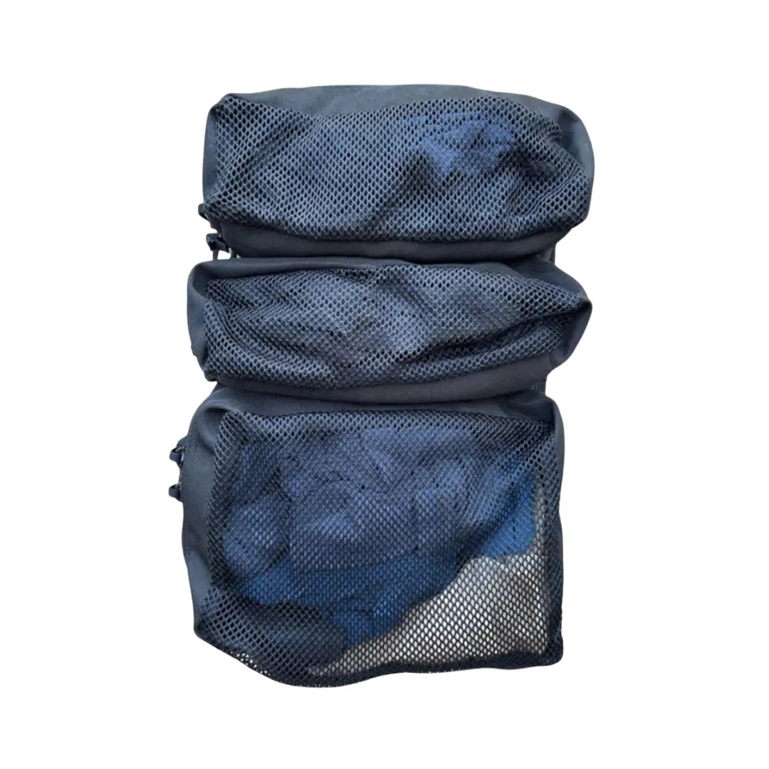 Recycled Firefighter 12 Hour pouch set with loop panel