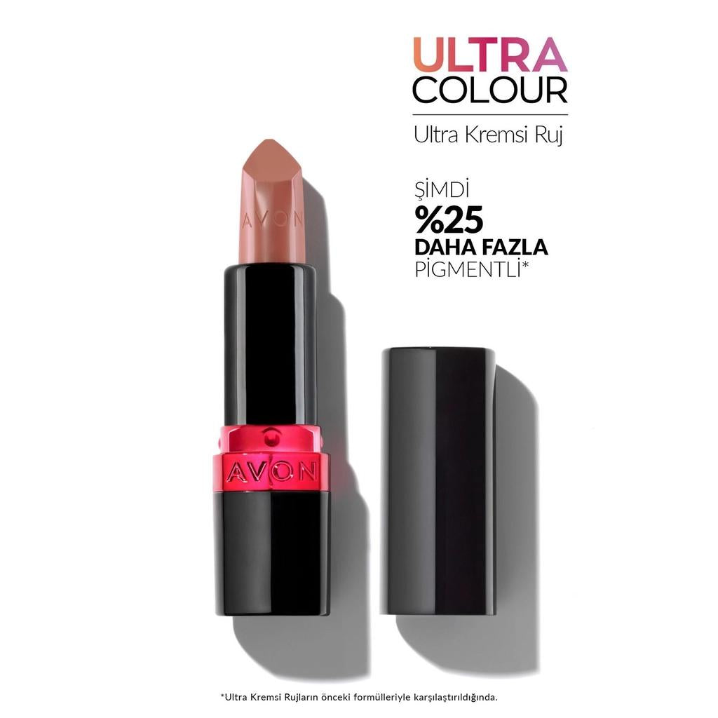 Avon Ultra Creamy Lipstick Pinched Pink Hydrating Lip Color by Beauty Care Bag