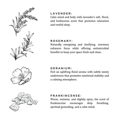 Midnight Garden - Lavender + Rosemary + Geranium by Slow North