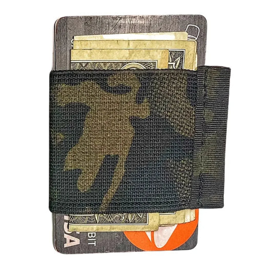 Minimalist Elastic Card Band Wallet by Recycled Firefighter