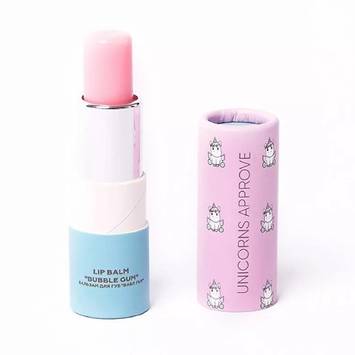 Soda Unicorns Approve Lip Balm Bubble Gum - Moisturizing, Bubble Gum Flavored, 4ml by Beauty Care Bag