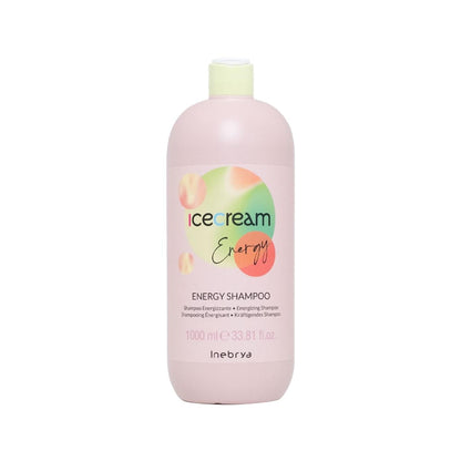 Inebrya Ice Cream Energy Energizing Shampoo for Fine Hair 1000 ml by Beauty Care Bag