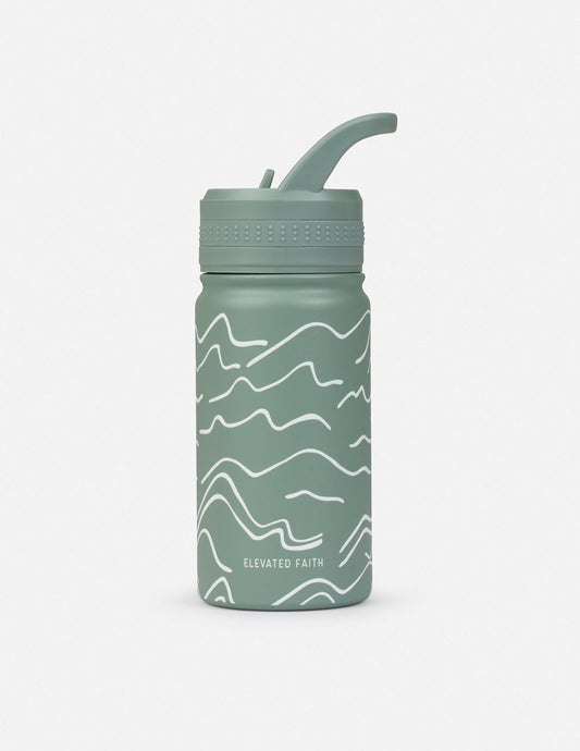 Mountainscape Kids Water Bottle by Elevated Faith