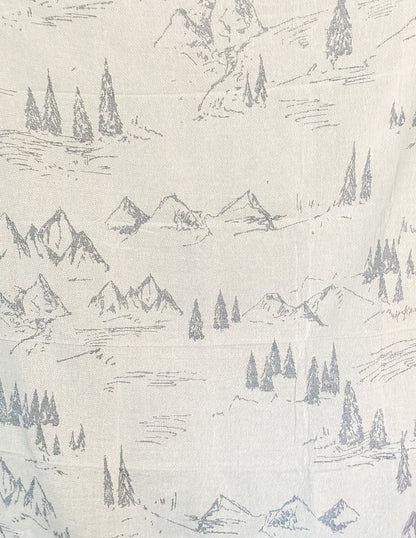 Mountainscape Throw Blanket by Elevated Faith