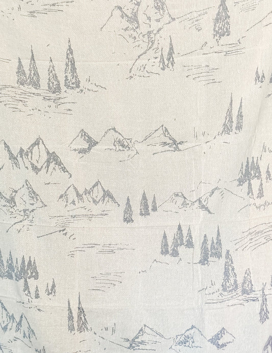 Mountainscape Throw Blanket by Elevated Faith