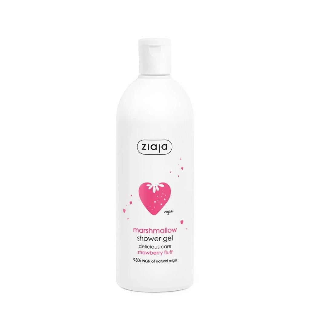 Ziaja Marshmallow Strawberry Fluff Shower Gel 500 ml by Beauty Care Bag