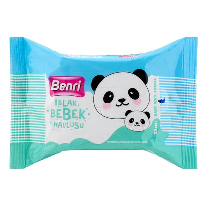 Benri Baby Wet Wipes Soft & Gentle Cleansing 25 Wipes by Beauty Care Bag