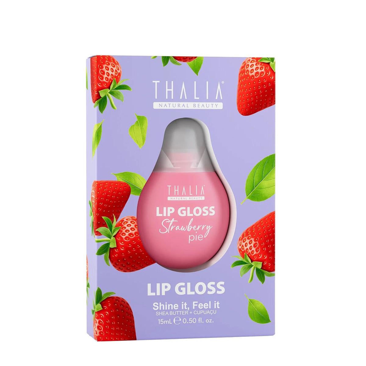Thalia Lip Gloss Strawberry Pie High Shine Lip Gloss 15 ml by Beauty Care Bag
