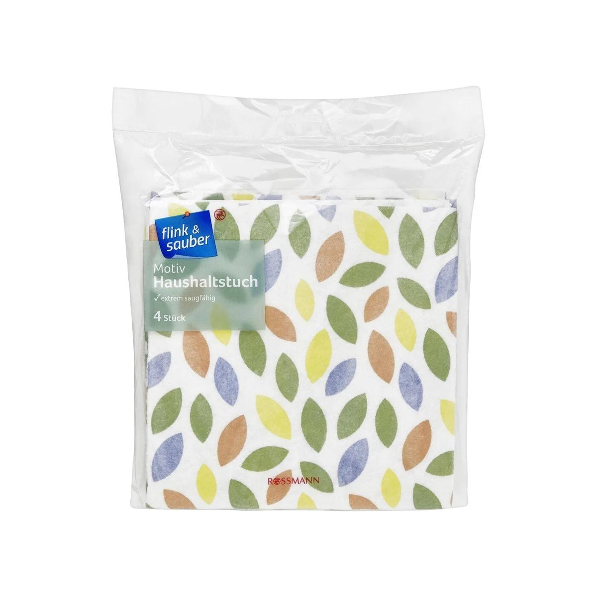 Flink Sauber Patterned Cleaning Cloths 4-Pack by Beauty Care Bag