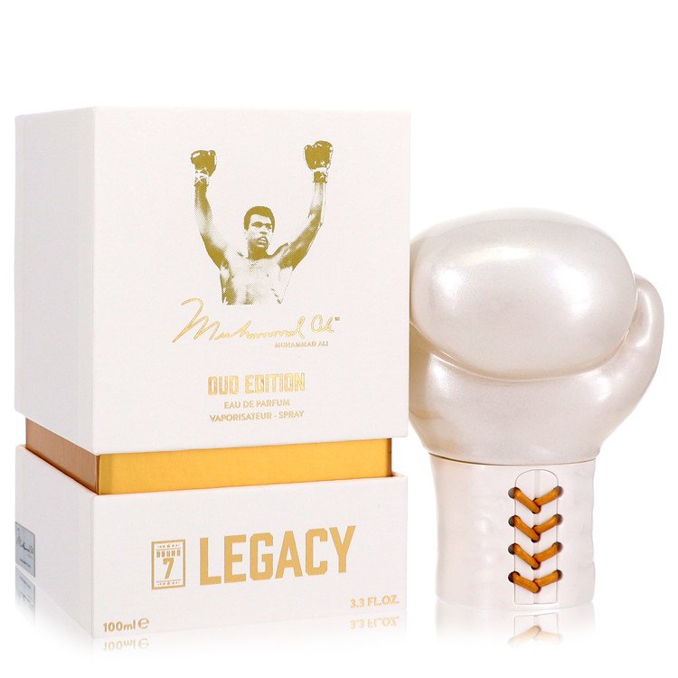 Muhammad Ali Legacy Round 7 by Muhammad Ali Eau De Parfum Spray (Oud Edition) 3.3 oz for Men by Avera Group