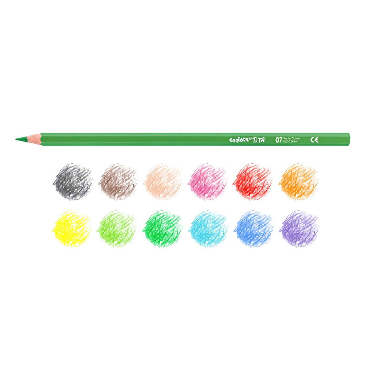 Carioca Tita Dry Paint Markers 12-Pack - Vibrant, Durable, and Safe for Kids by Beauty Care Bag