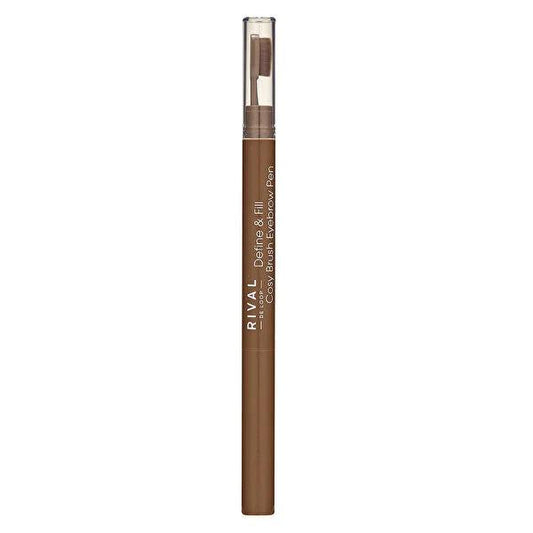 Rival de Loop Eyebrow Pencil - Define & Fill Eyebrows Naturally with Dual-Ended Brown Pencil by Beauty Care Bag