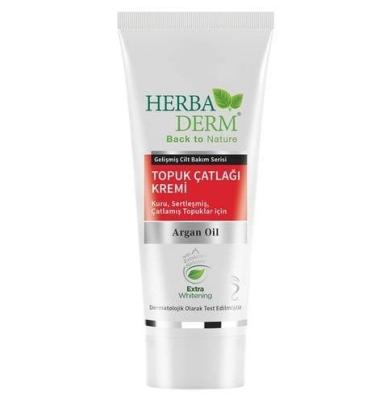 Herbaderm Heel Crack Cream 60ml - Natural Moisturizing Relief for Dry Cracked Heels by Beauty Care Bag