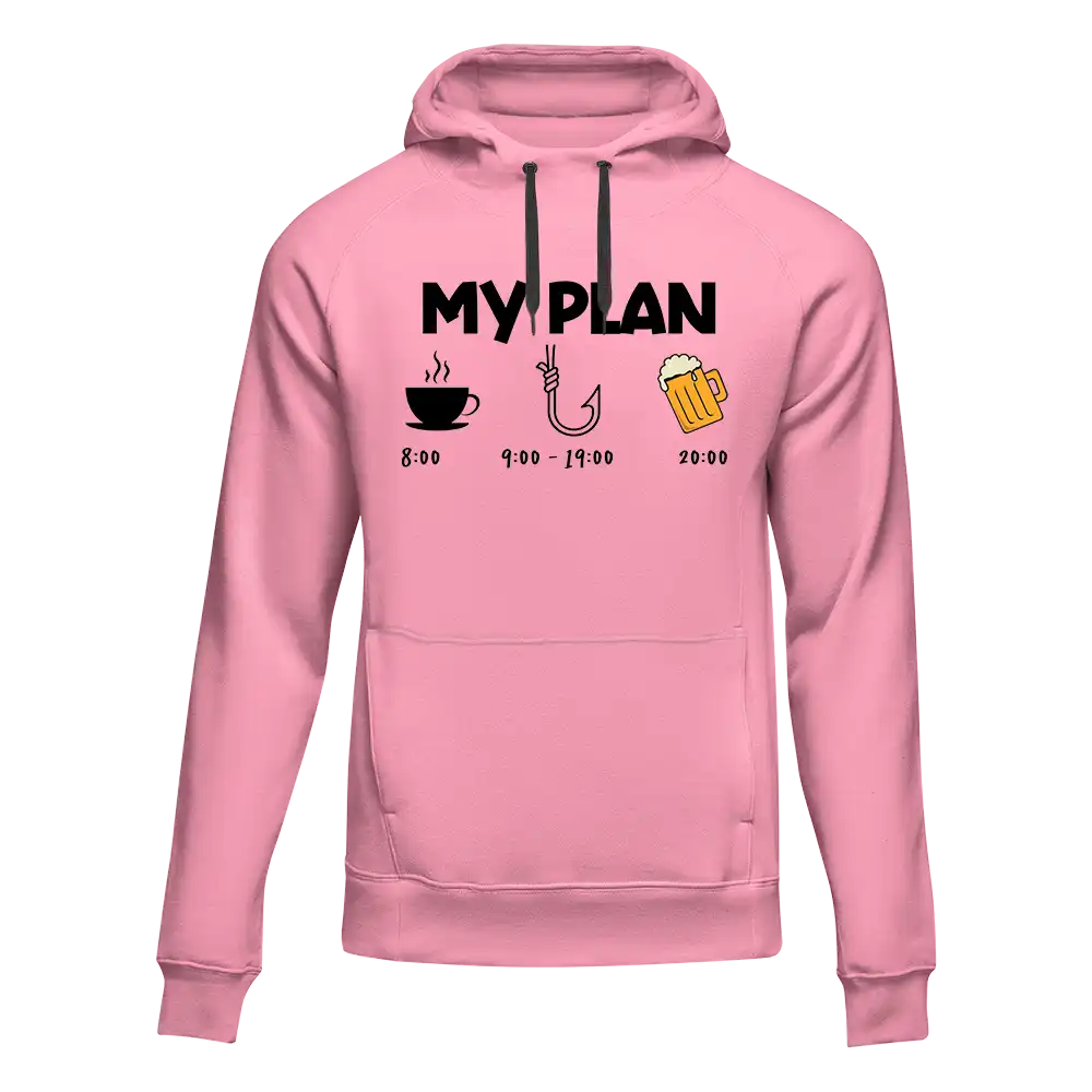 My Fishing Plan Unisex Hoodie by Outdoorzees