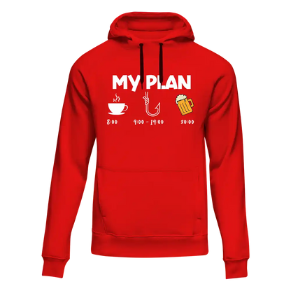 My Fishing Plan Unisex Hoodie by Outdoorzees
