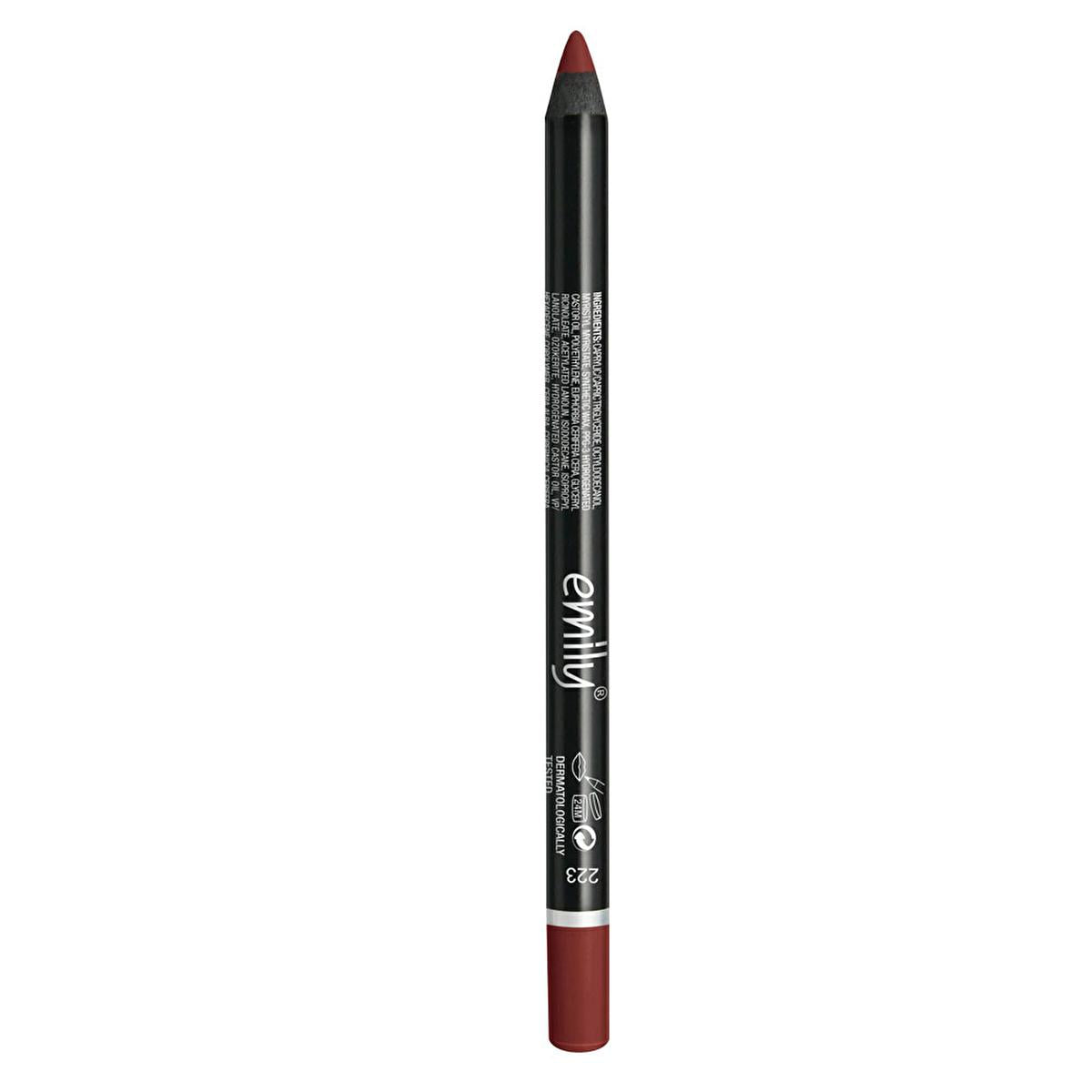 Emily long-lasting lip pencil in modern shades