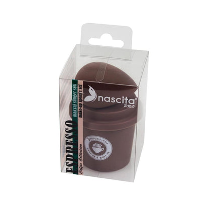 Nascita Espresso Makeup Sponge for Flawless Blending by Beauty Care Bag