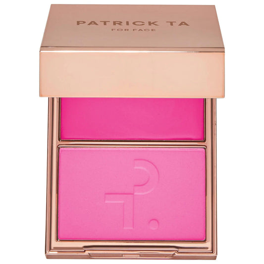 Major Headlines Blush Duo Compact - Long-Lasting Cream & Powder Blush for Radiant Glow, Cruelty-Free & Gluten-Free by Beauty Care Bag