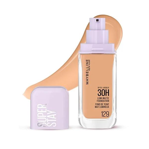 Maybelline New York Lumi Matte foundation, shade 129, lightweight matte finish