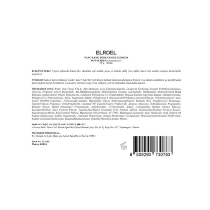 Elroel Pang Pang Tone Up SPF 50+ Sun Cushion 25g by Beauty Care Bag
