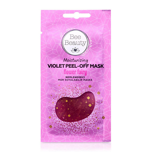 Bee Beauty Purple Peel-Off Mask 10 ml - Hydrating Peelable Face Mask with Lavender Extract & Panthenol by Beauty Care Bag