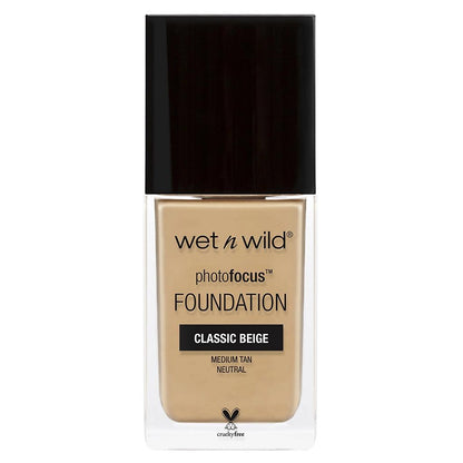 Wet n Wild Photo Focus Foundation Classic Beige 30ml by Beauty Care Bag