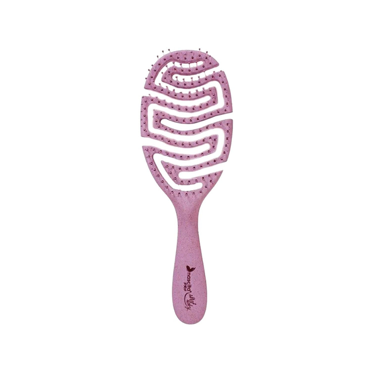 Nascita 3D Recyclable Hair Brush - Pink Detangling Brush for Effective Hair Care by Beauty Care Bag