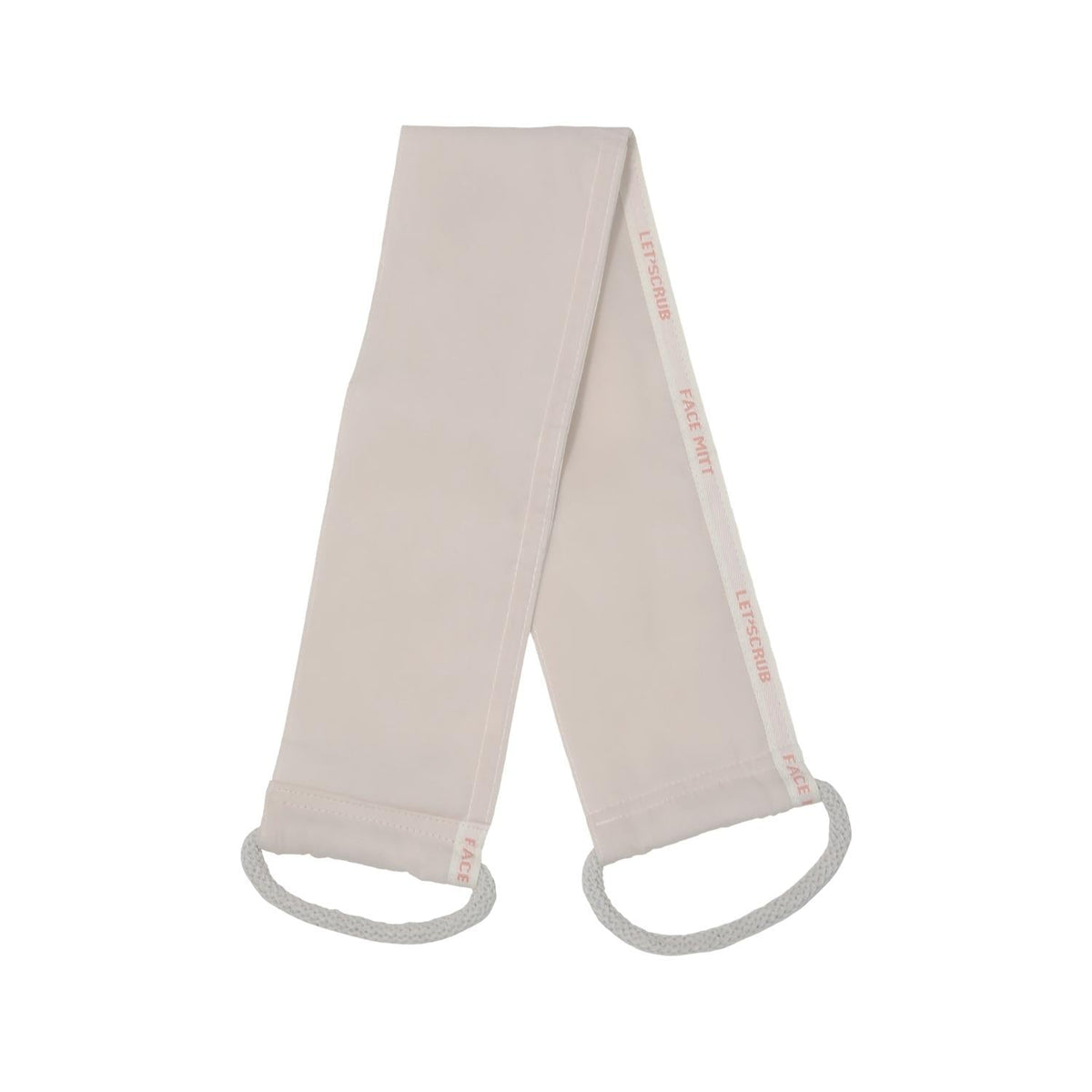 Let'scrub Beige Back Scrubbing Bath Mitt for Smooth Skin 1 Piece by Beauty Care Bag