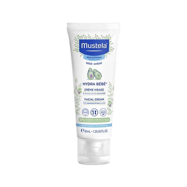 Mustela Hydra Bebe Baby Face Cream: Organic Avocado, Gentle Newborn Moisturizer for Sensitive Skin | Daily Hydration & Protection by Beauty Care Bag
