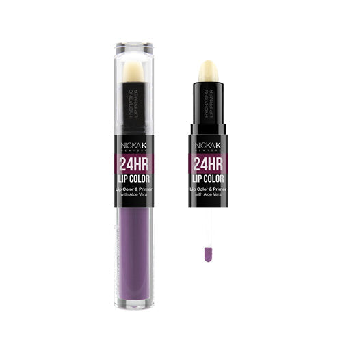 NICKA K 24HR Lip Color and Primer - #06 Deep Lilac by Avera Group