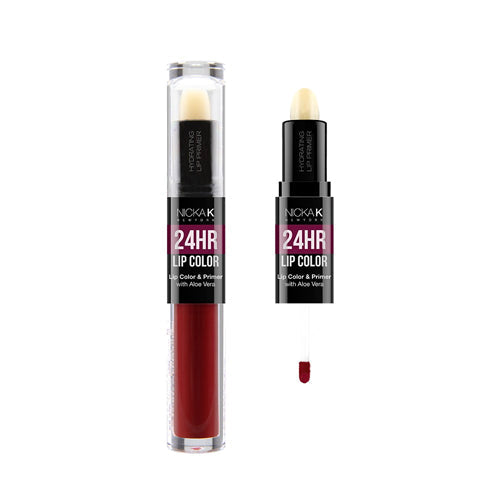 NICKA K 24HR Lip Color and Primer - #12 Wine by Avera Group