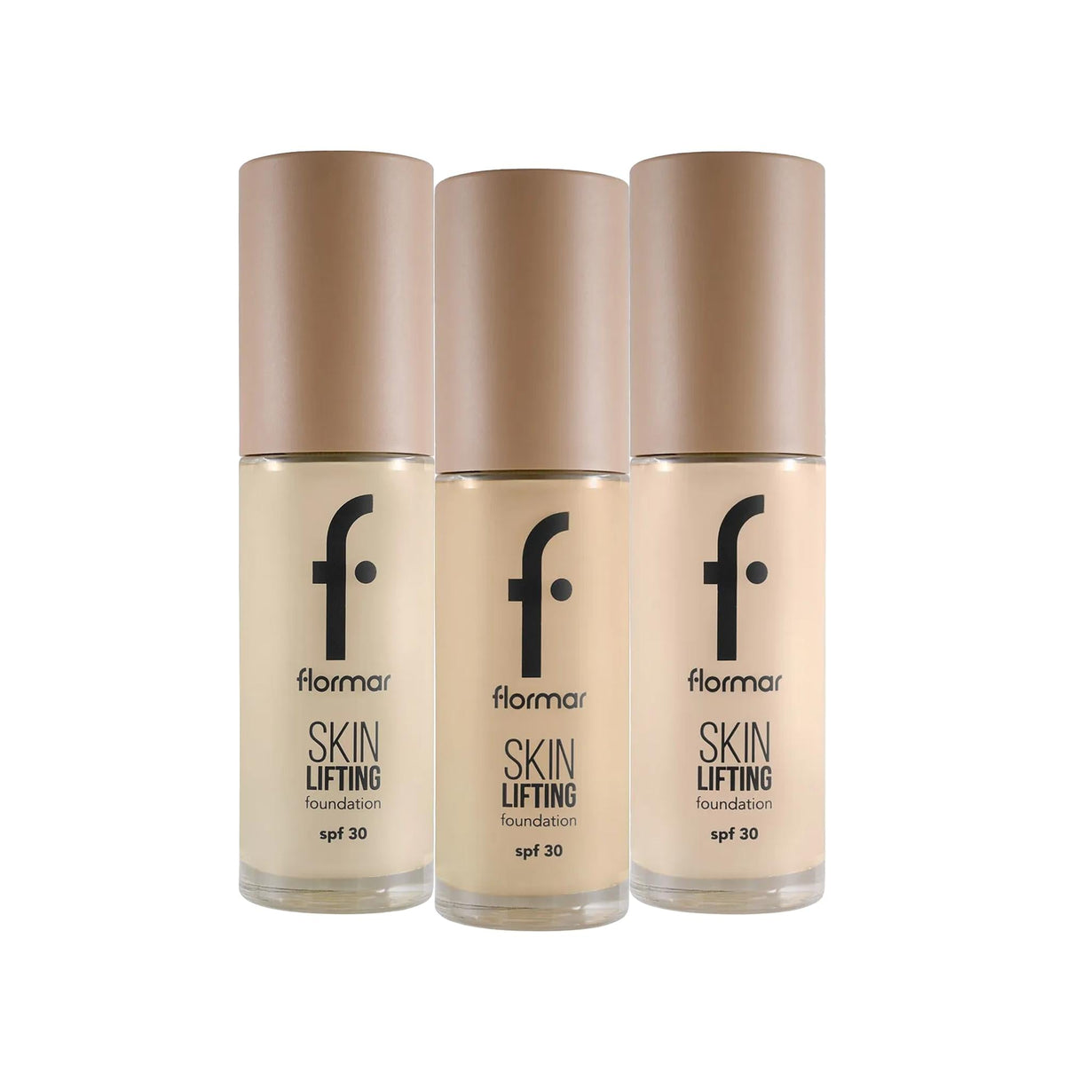 Flormar Anti-Aging Foundation with SPF30 - Skin Lifting, Creamy Texture for Mature Skin - 1.01 fl oz by Beauty Care Bag