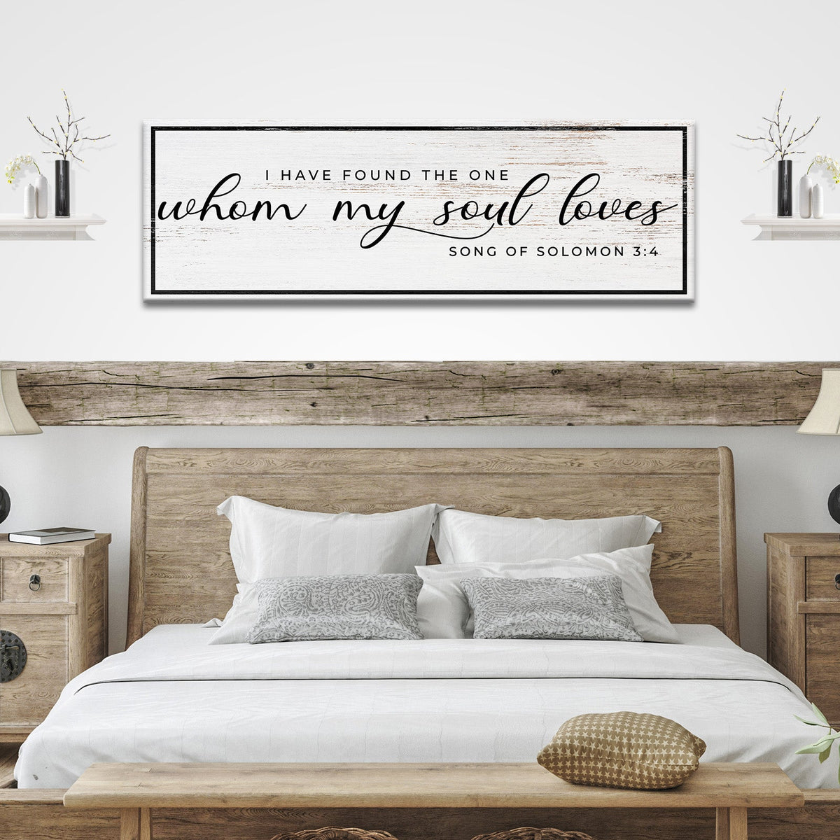 Song Of Solomon 3:4 - I Have Found The One Sign II by Tailored Canvases