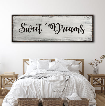 Sweet Dreams Sign VI by Tailored Canvases