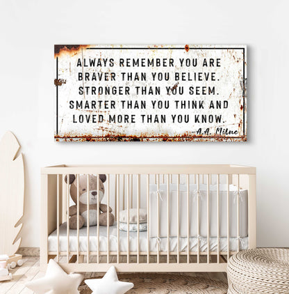 You Are Loved More Than You Know Rustic Sign by Tailored Canvases